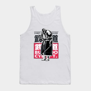 Cyborg Robot Japanese Anime Samurai Tank Top